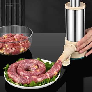 Xúc xích nhồi gia đình máy làm xúc xích thực phẩm nhanh thịt xúc xích làm đầy