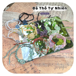 Vòng tay macrame handmade | năng lượng tích cực đá nhân tạo | quà tặng lưu niệm