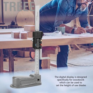 Treee 0-150MM Electronic Digital Display Height Gauge Woodworking Table Saw