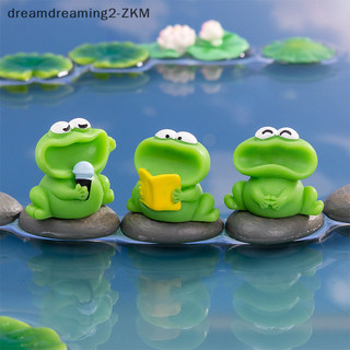 [Dreamdreaming] 1 / 5 Chiếc Miệng Lớn Chorus Ếch Bức Tượng Nhỏ Thủ Công Hình Trang Trí Thu Nhỏ Trang Trí Nhà Cửa Máy Tính Để Bàn Mini Đồ Trang Trí Nhỏ [zkm]