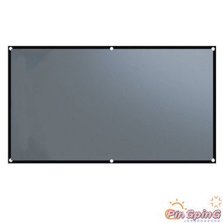 2024 HẤP DẪN!! Màn hình máy chiếu chống ánh sáng kim loại di động đơn giản 1080p 16: 9 Hd Màn chiếu phim gia đình có thể gập lại