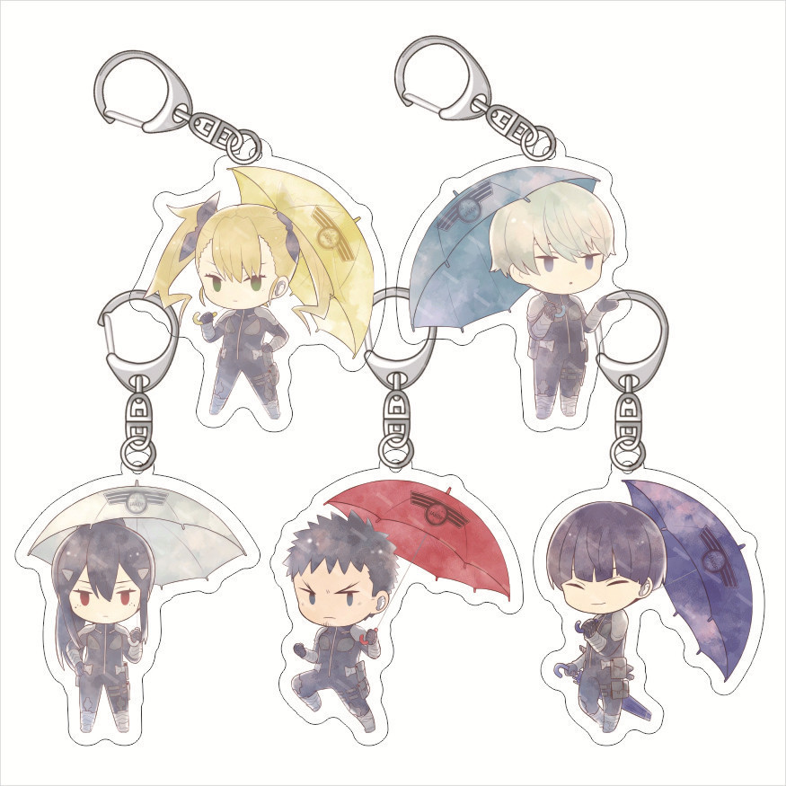 Kaiju No. 8 Anime Perimeter Acrylic Key Carabiner Mặt dây chuyền