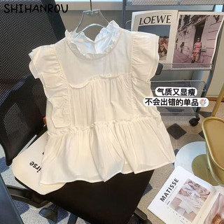 SHIHANROU áo sơ mi nữ áo kiểu hàn quốc ins sang trọng trendy Phong cách WCS24606OT 23Z240608