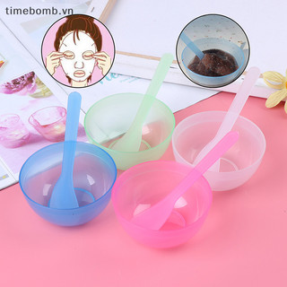 Bộ dụng cụ mỹ phẩm làm đẹp # 2 trong 1 Trang điểm tự làm Mặt nạ tự làm Bát Stick.
