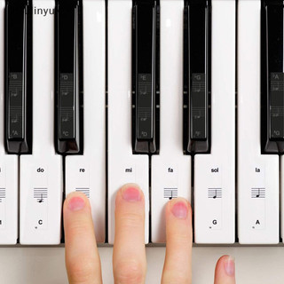 Ziyulinyuk 54 / 61 / 88 phím đàn piano dán trong suốt bàn phím đàn piano pvc miếng dán đàn piano stave en