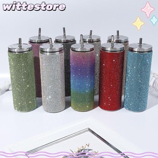 Cốc hút chân không WITTE, có bình giữ nhiệt bằng thép không gỉ 304, Cốc cà phê pha lê dính 20oz bền bỉ Văn phòng