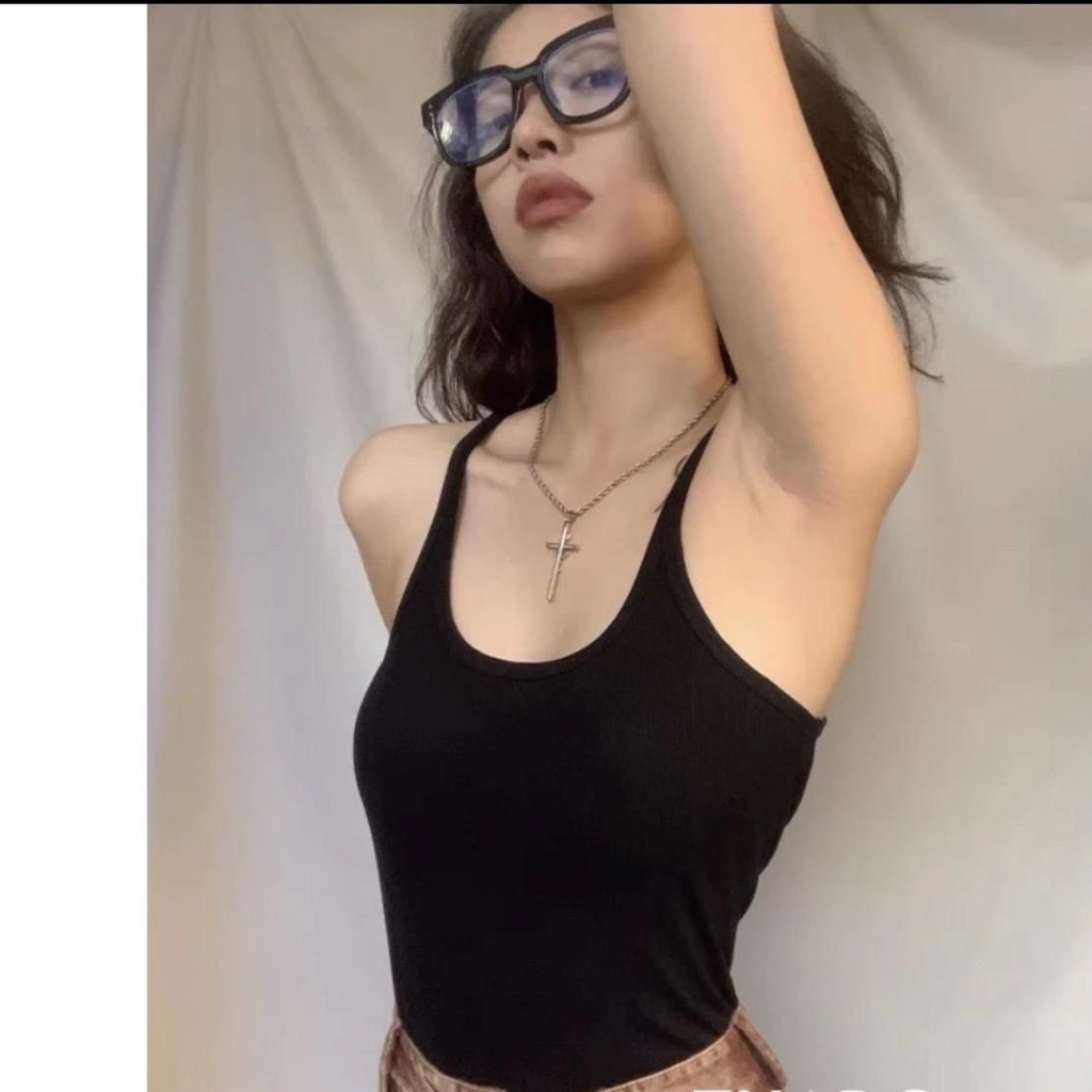 A08 Áo ba lỗ Hai Dây Mảnh Dáng Dài Nữ Trơn, Áo 2 dây ba lỗ dây Nhỏ Ôm Body thời trang mã 01