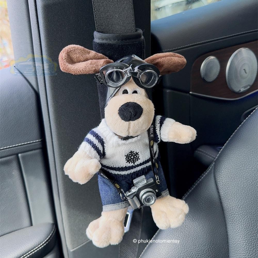 Trang Trí Ô Tô Bao Dây Đeo An Toàn Hình Gấu Bông Dễ Thương 3