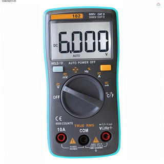 Đồng hồ vạn năng kỹ thuật số toxicla33 richmeters rm102 true rms màn hình lcd dmm dc ac