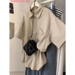 SUNNYCOLOR áo sơ mi nữ áo kiểu hàn quốc may đo Fashion sang trọng Tinh tế WCS2460VXZ 26Z240627