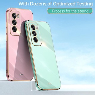 Dành Cho OPPO Reno12 Pro Reno 12 5G CPH2625 CPH2629 Ốp Lưng Silicon Mềm Ốp lưng Mạ Điện 6D