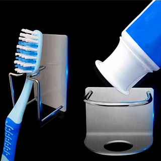 Aqtocna 1 Phòng Tắm Treo Tường Bàn Chải Đánh Răng Bằng Thép Không Gỉ Móc Đựng Kem Đánh Răng HGVN