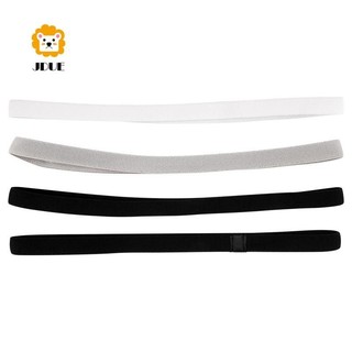 4 Miếng Băng Đô Thể Thao Co Giãn Chống Trơn Trượt Dày Băng Đô Quấn Tóc, Tập Thể Dục Tóc Và Mồ Hôi Cho Nữ Và Nam