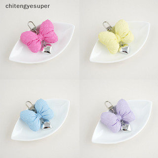 Chitengyesuper Ngọt Ngào Dễ Thương Ba Chiều Nơ Trái Tim Móc Khóa Thời Trang Đáng Yêu Móc Khóa Mặt Dây Chuyền Ba Lô Trang Trí Phụ Kiện Quà Tặng CGS