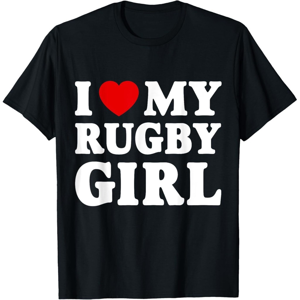 I Love My Rugby Girl I Heart My Rugby Girl Áo thun
