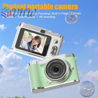 [Vhw] Camera Kỹ Thuật Số CCD 5MP Máy Quay Video Di Động Tự Động Lấy Nét 8X Zoom Màn Hình 2.4 Inch Retro Vlogging Cam Dành Cho Trẻ Em Trẻ Em Người Mới Bắt Đầu [Tốt]