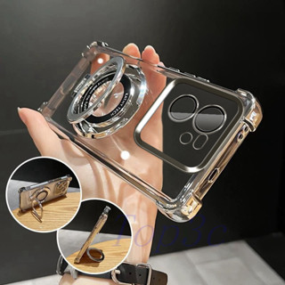 Ốp lưng Xiaomi 13T Pro / Xiaomi13 Pro Giá đỡ túi khí phong cách chống rơi Vỏ điện thoại trong suốt CDSJ