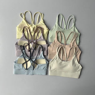  Tương phản Đồ lót thể thao Cường độ cao Chạy bộ Áo ngực chống sốc Phong cách tích hợp Áo Vest chống chảy xệ Áo ngực thể hình 