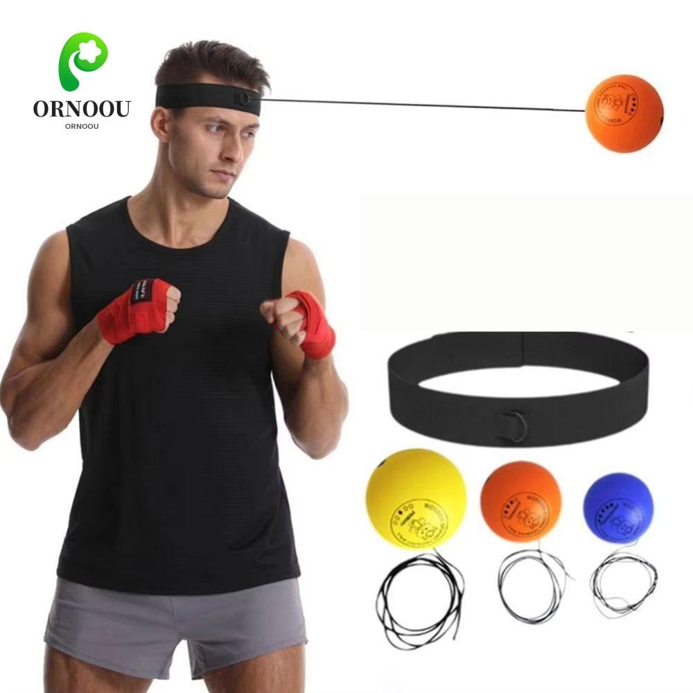 Ornoou Boxing Speed Ball, Punching Raising Reaction Boxing Reflex Ball Set, Thiết bị gia đình Huấn l