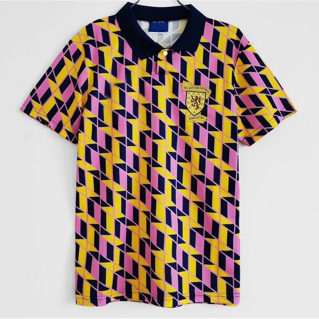 S-XXL Jersey Retro Đội Tuyển Scotland Layton Goram - Áo Bóng Đá Cổ Điển