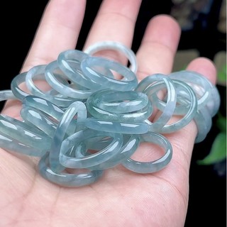 Trung Thực Một Hàng Tự Nhiên Ngọc Nhẫn Bán Buôn Chất Liệu Nguy Hiểm Nổi Bông Tuyết Ngọc Ngọc Nhẫn Nam Phong Cách Nhẫn Nữ