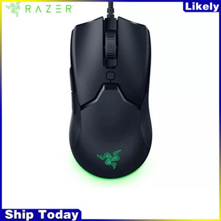 Hot chuột chơi game mini razer viper thiết kế siêu nhẹ rgb light 8500 dpi optail cảm biến chuột