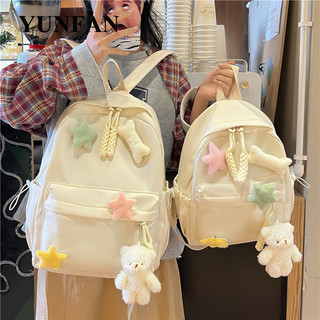YUNFAN Balo cặp đi học 2024 NEW Tiện dụng Cute phù hợp du lịch Fashion GSJ2440KZT 16Z240414