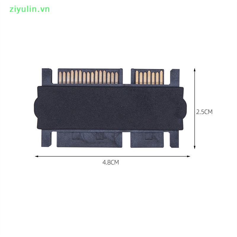 Ziyulin SFF-8482 SAS Sang SATA 3.0 Adapter 22Pin SATA Sang SATA Bộ Chuyển Đổi Thẳng 180 Độ Dọc 90 Độ Riser Cho HDD SSD VN