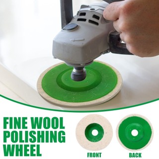 4 inch 100 mm len đánh bóng bánh xe đánh bóng miếng lót góc máy mài bánh xe cảm thấy đĩa đánh bóng cho kim loại đá cẩm thạch thủy tinh gốm sứ