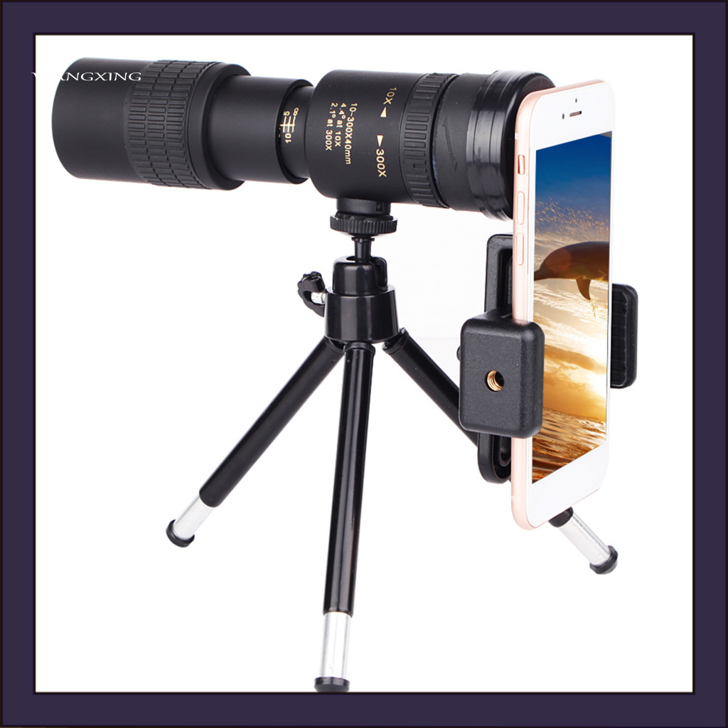[Wx] Kính một mắt ngoài trời 10X-300X Độ rõ nét cao Kính thiên văn phóng đại lớn Zoom chống nước có thể điều chỉnh độ phóng đại một mắt để cắm trại | BigBuy360 - bigbuy360.vn