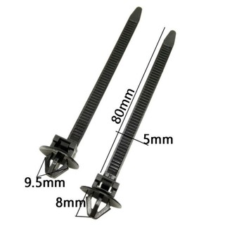 [Thông MINH] Bộ 50 Dây Buộc Cáp Nylon Bọc Cố Định Kẹp Ống Xe Hơi Buộc Dây Khóa Kéo Bộ