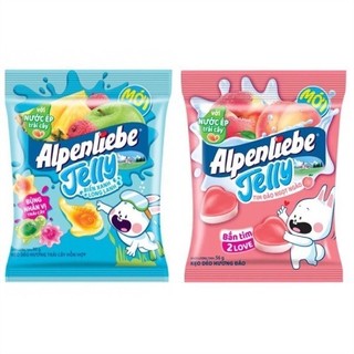 Kẹo dẻo alpenliebe jelly vị đào / vị trái cây mix