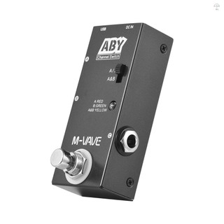 M-vave ABY Line Selector AB Switch Mini Guitar Effect Pedal True Bypass Guitar Bass Pedal AB Box - Công tắc kênh ABY
