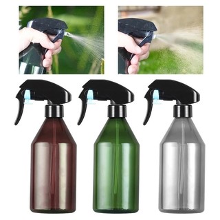 Chai xịt rỗng phun sương mịn bằng nhựa 300ml có chai xịt kích hoạt / Bình xịt cồn có thể nạp lại bằng tay / Chai dưỡng ẩm tinh dầu Dụng cụ làm vườn