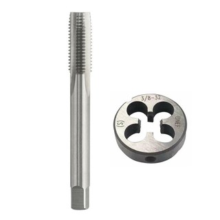 -hss 3 / 8-32 unef tap và 3 / 8-32 unef die set machine thread right hand