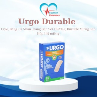 Urgo Durable Miếng nhỏ Hộp 102 miếng