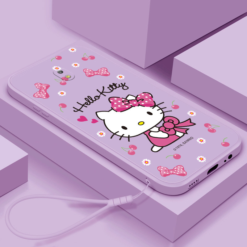 Ốp điện thoại Samsung Galaxy J7 Prime J4 Prime J7 Pro J7 2015 J4 Plus J6 Plus 2018 Hello Kitty Soft Case Silicone Square Phone Case Camera Full Coverage Ốp điện thoại chống sốc