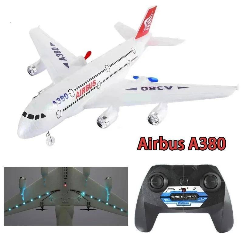 Airbus A380 RC Máy Bay Không Người Lái Đồ Chơi Điều Khiển Từ Xa Máy Bay 2.4G Cố Định Cánh Máy Bay Ng