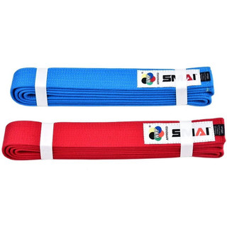 Karate Red Blue Belt Set Thắt lưng tay kiểu đai tập luyện thi đấu