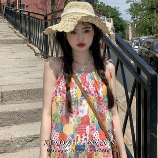 Xiaozhainv Quần Áo Nữ Hàn Quốc Váy Trượt Hoa Mới Cho Mùa Hè