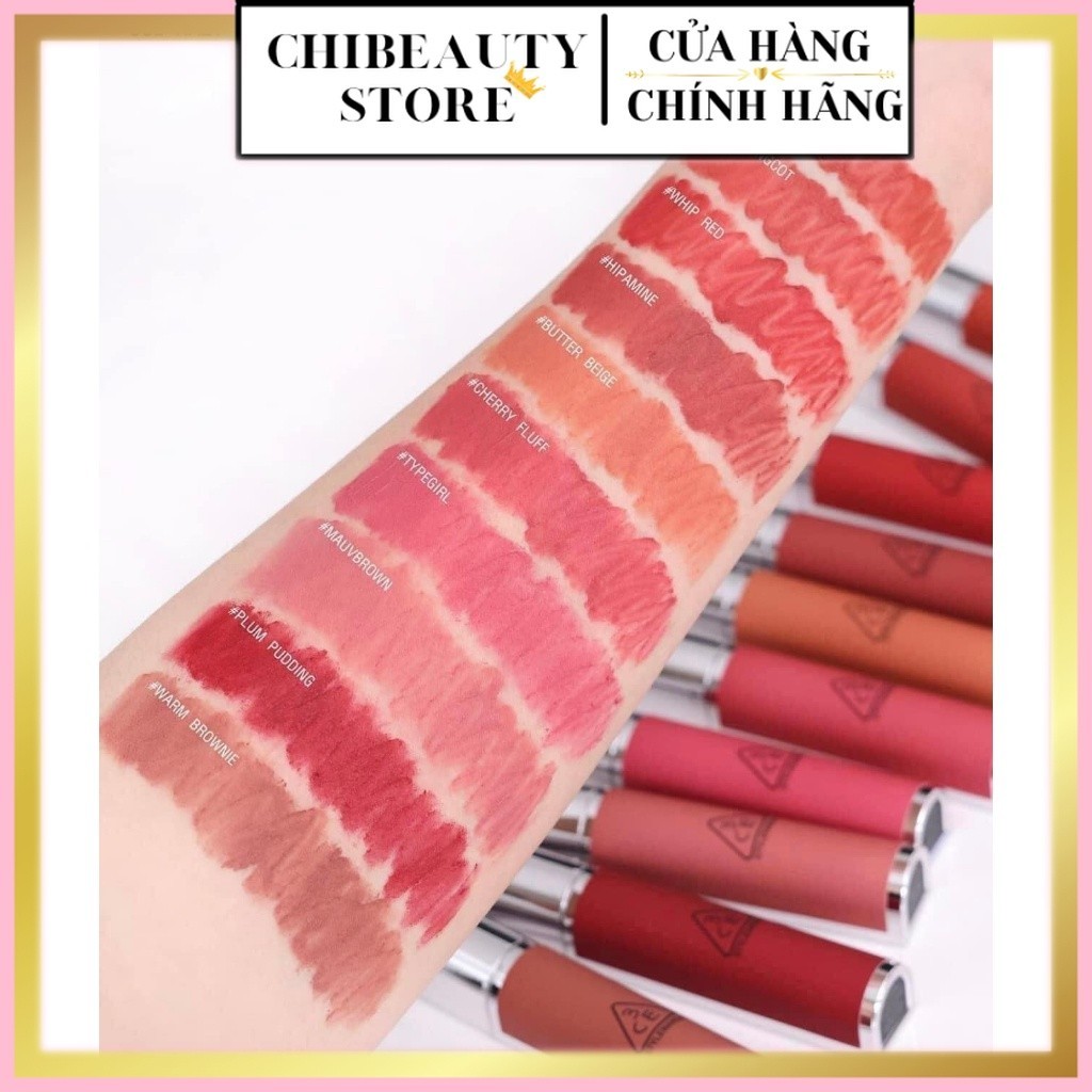 Son Kem 3CE Hazy Lip Clay 4g COMMON STRANGER PAINTINGCOT HIPAMINE WHIP RED TYPEGIRL MAUVBROWN CHERRY