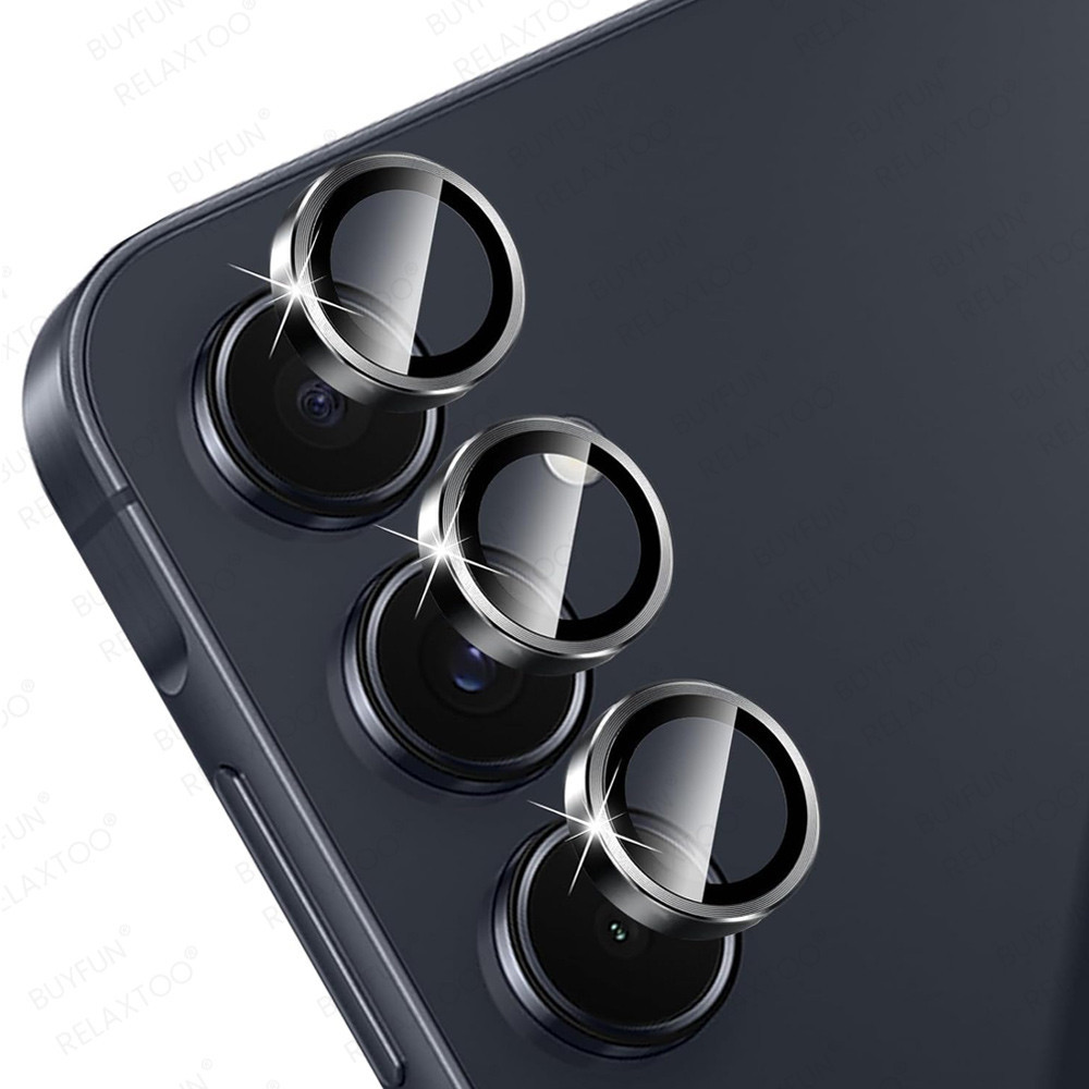 Bảo Vệ Ống Kính Máy Ảnh Cho Samsung Galaxy A55 Phụ Kiện Hợp Kim Ống Kính Kim Loại Vòng Kính Cường Lự