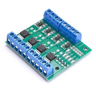 Mô-đun bóng bán dẫn hiệu ứng trường bốn chiều MOSFET mô-đun bảng mạch khuếch đại PLC mô-đun điều khiển bộ quang hợp cách ly DC