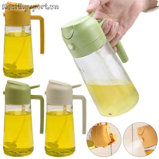 Bình xịt & phân phối dầu thủy tinh 470ml / 600ml Dầu Canola Spritzer Chai xịt ô liu