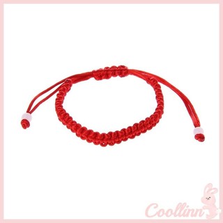 Coo may mắn dây đỏ bện vòng tay handmade kabbalah đan lắc tay trang sức
