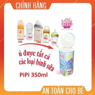 Bình ủ sữa PiPi cho bé, ủ được tất cả các loại bình sữa cổ rộng và cổ hẹp 350ml