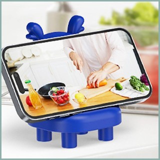 Giá đỡ điện thoại Điện thoại di động Giá đỡ máy tính để bàn lười biếng Công cụ giữ điện thoại có đệm cao su mềm cho ký túc xá yunvn yunvn