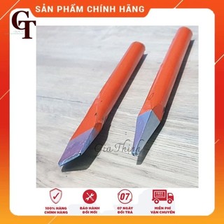 Cây Đục bằng Sắt Nhọn Và Đục bằng Sắt Dẹp trơn Chuyên Dụng Được Mài Vát Đẹp