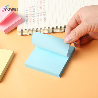 Yowei ngày màu giấy dán ghi chú sáng tạo dễ thương giấy dán ghi chú văn phòng văn phòng phẩm giấy dán ghi chú có thể xé tin nhắn sinh viên ghi chú vn