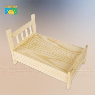 Chulisia 1: 12 Nhà búp bê Giường thu nhỏ Mô hình mô phỏng phong cảnh Đồ dùng
